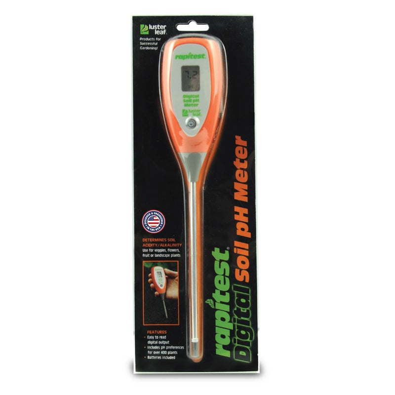 Luster Leaf Rapitest Digital Soil pH Meter. Designed and Engineered in the USA. - Image 1